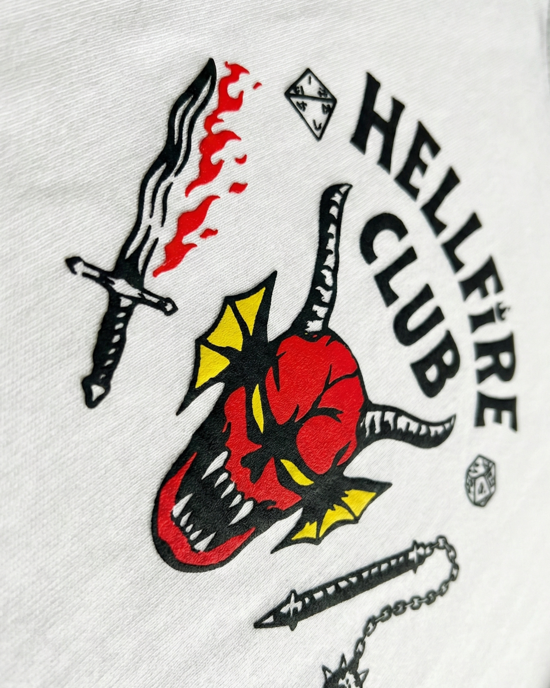 Stranger Things Hellfire club Unisex Raglan T-Shirt