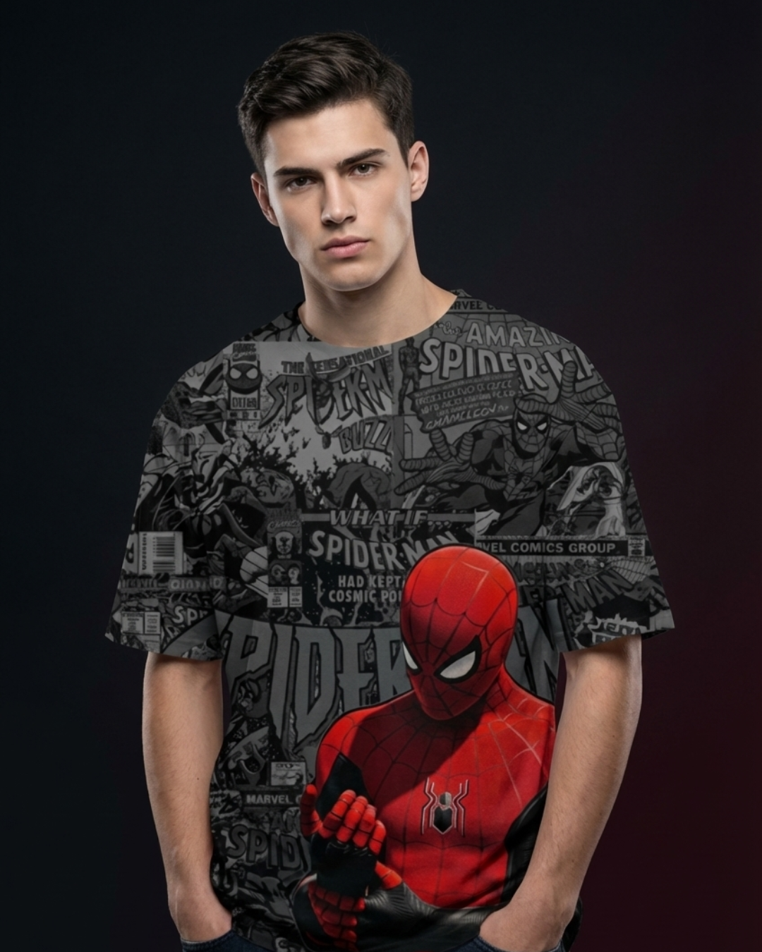 Spider man Edition   Oversized Tee